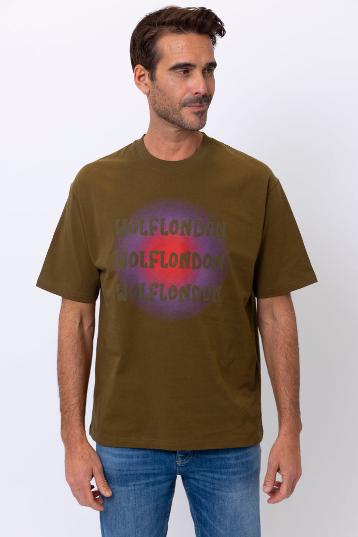 Mens Bournemouth Short Sleeve T-Shirt in Dark Green