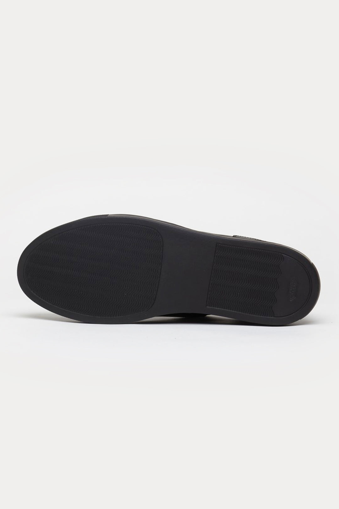 Pimlico Leather Smart Trainers in Black