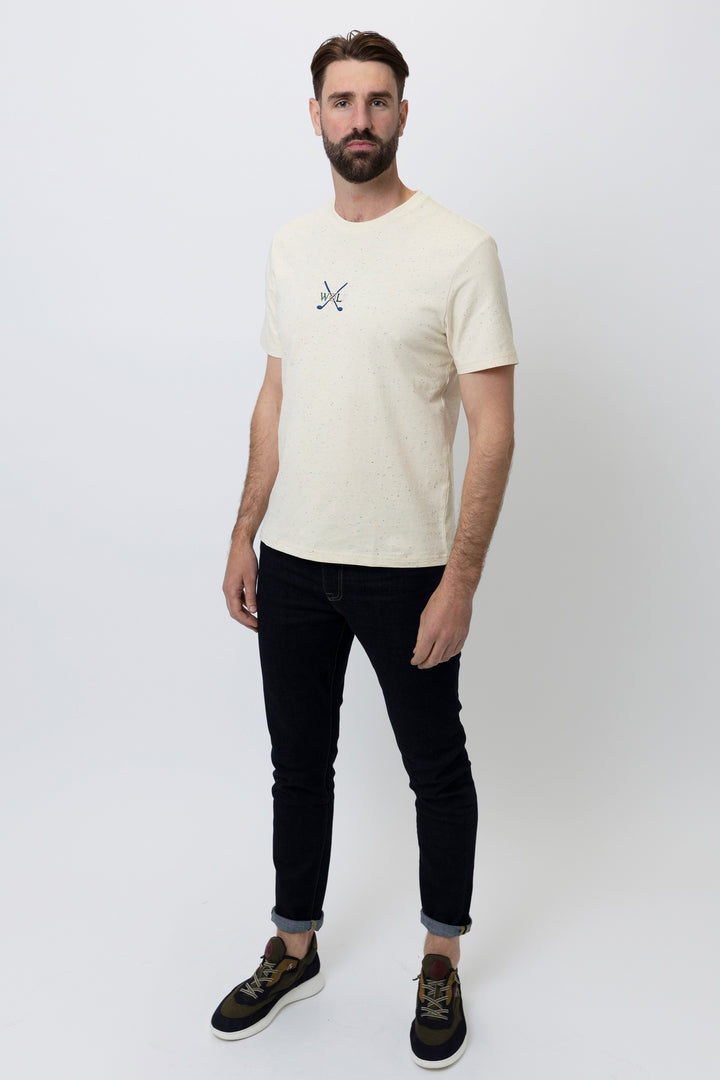 Boston Short Sleeve T-Shirt in Cream