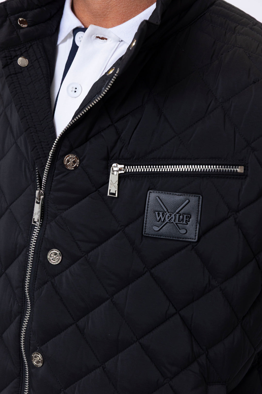 Canary Wharf Gilet in Black