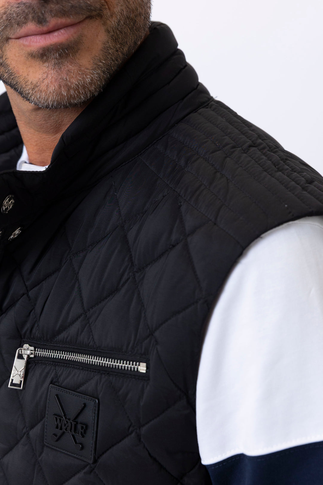 Canary Wharf Gilet in Black