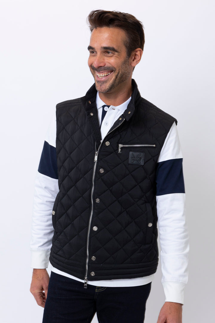 Canary Wharf Gilet in Black