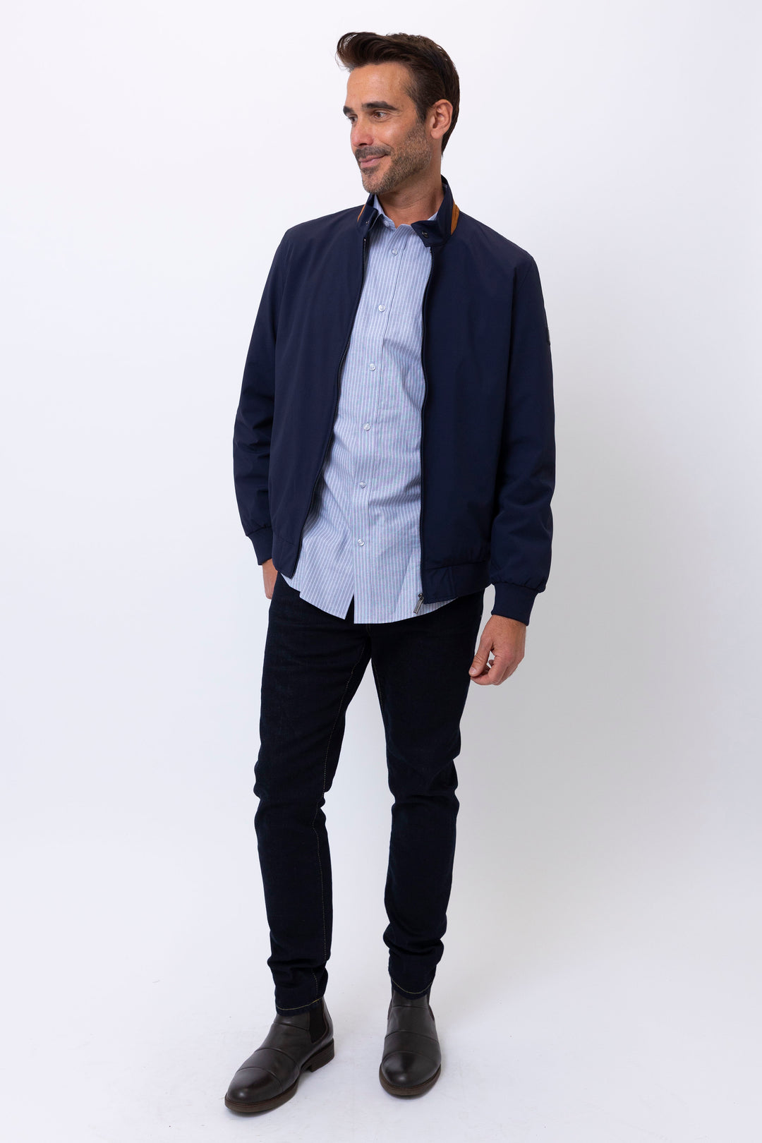 Firenze Lighweight Jacket in Navy