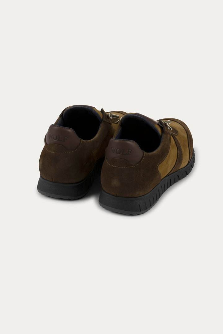 Kilburn Leather Trainers in Brown