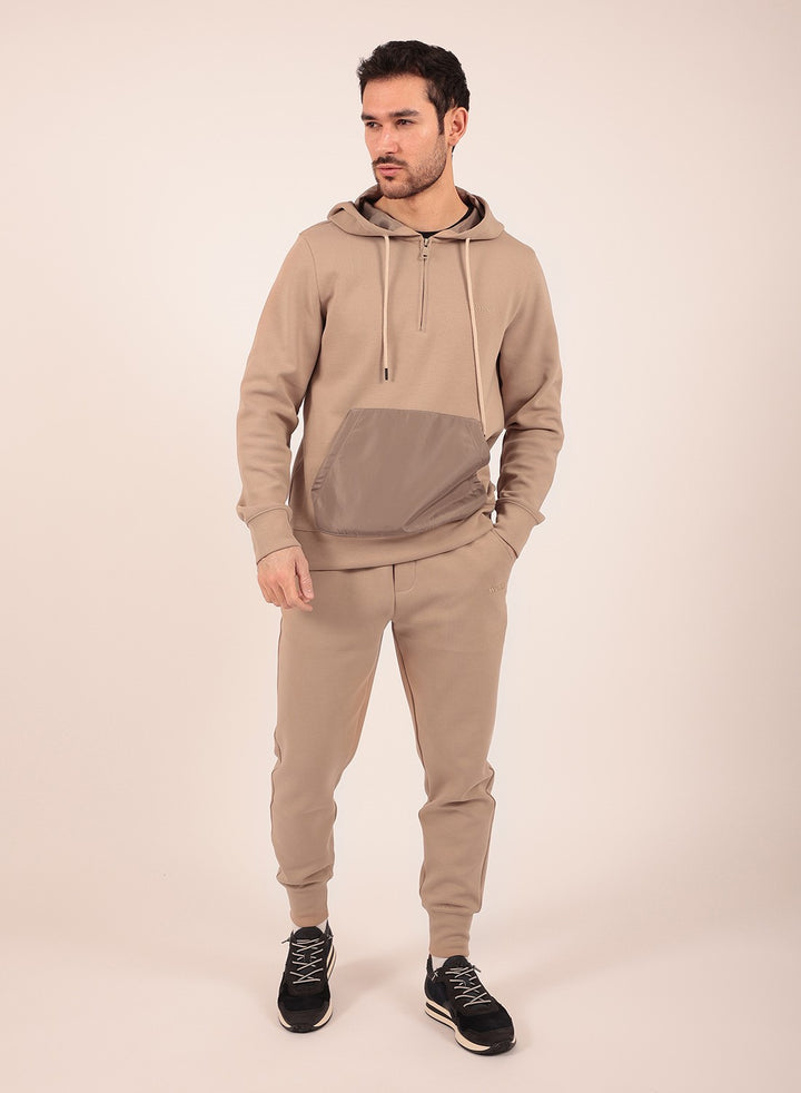 Relaxed Tracksuit Set in Cream