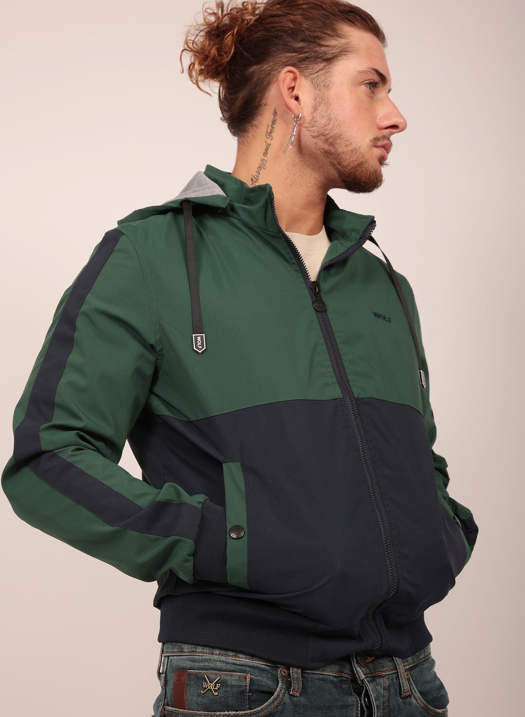 Oxford Light Jacket in Green