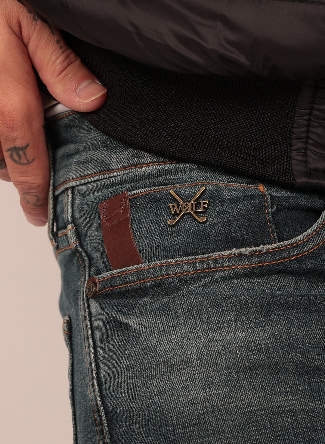 Iconic Slim Fit Jeans in Dark Blue