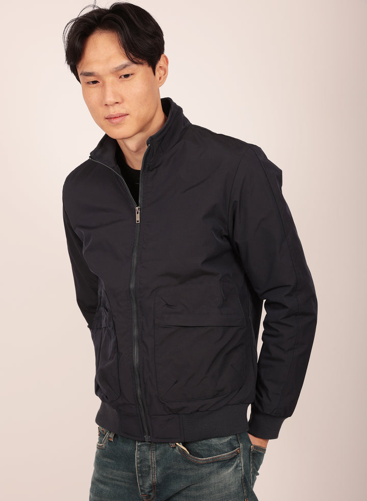 Wimbledon Relaxed Jacket in Navy