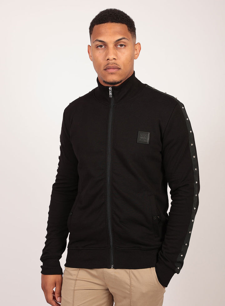 Full Zip Sweatshirt in Black