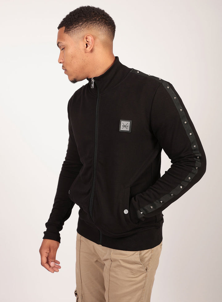 Full Zip Sweatshirt in Black