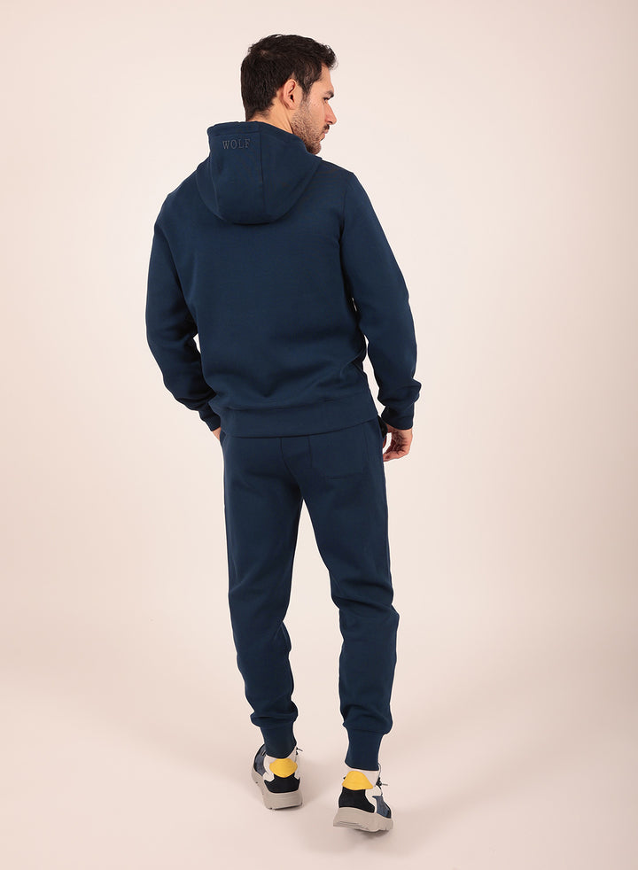 Relaxed Tracksuit Set in Navy