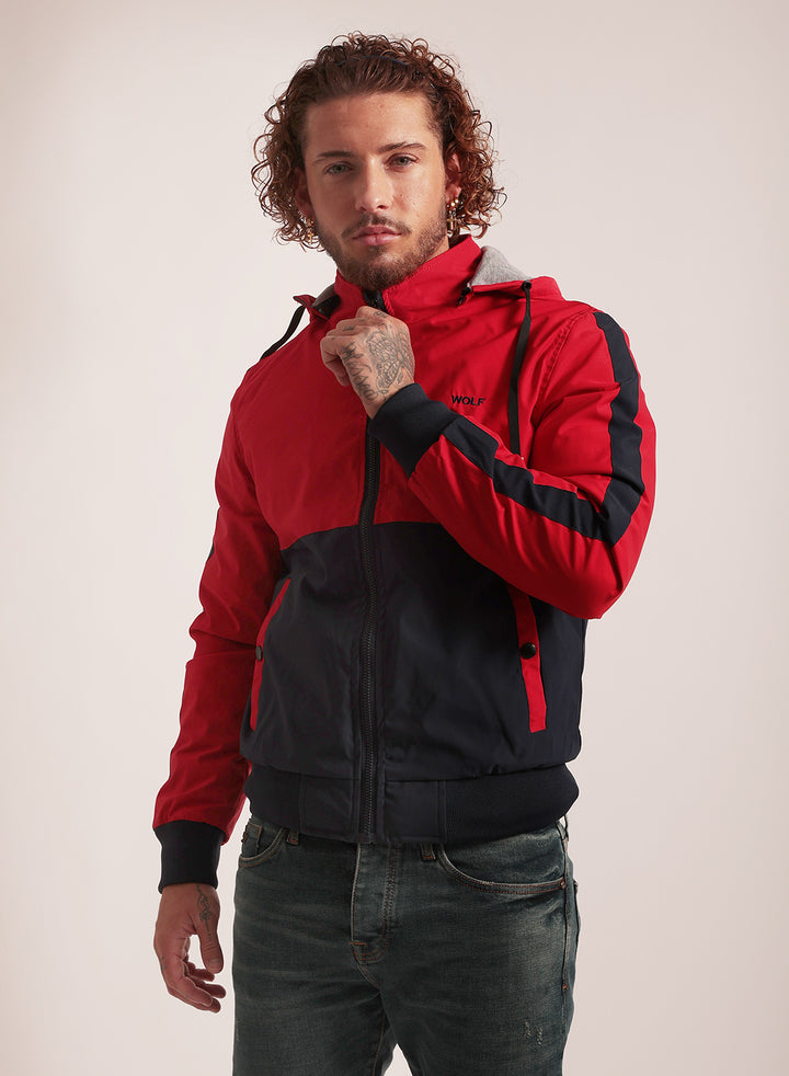 Oxford Light Jacket in Red