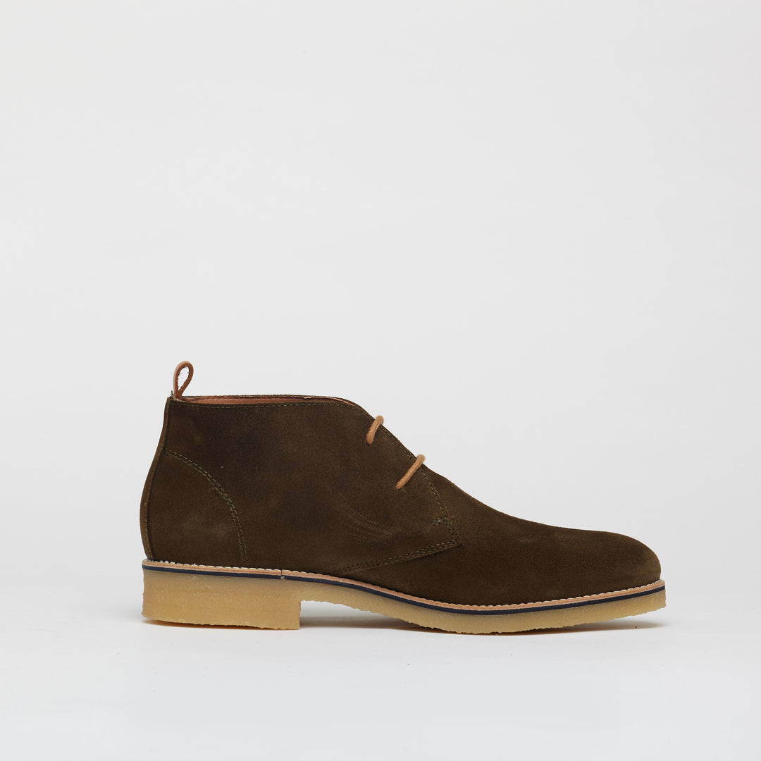 Richmond Smart Suede Boots in Green