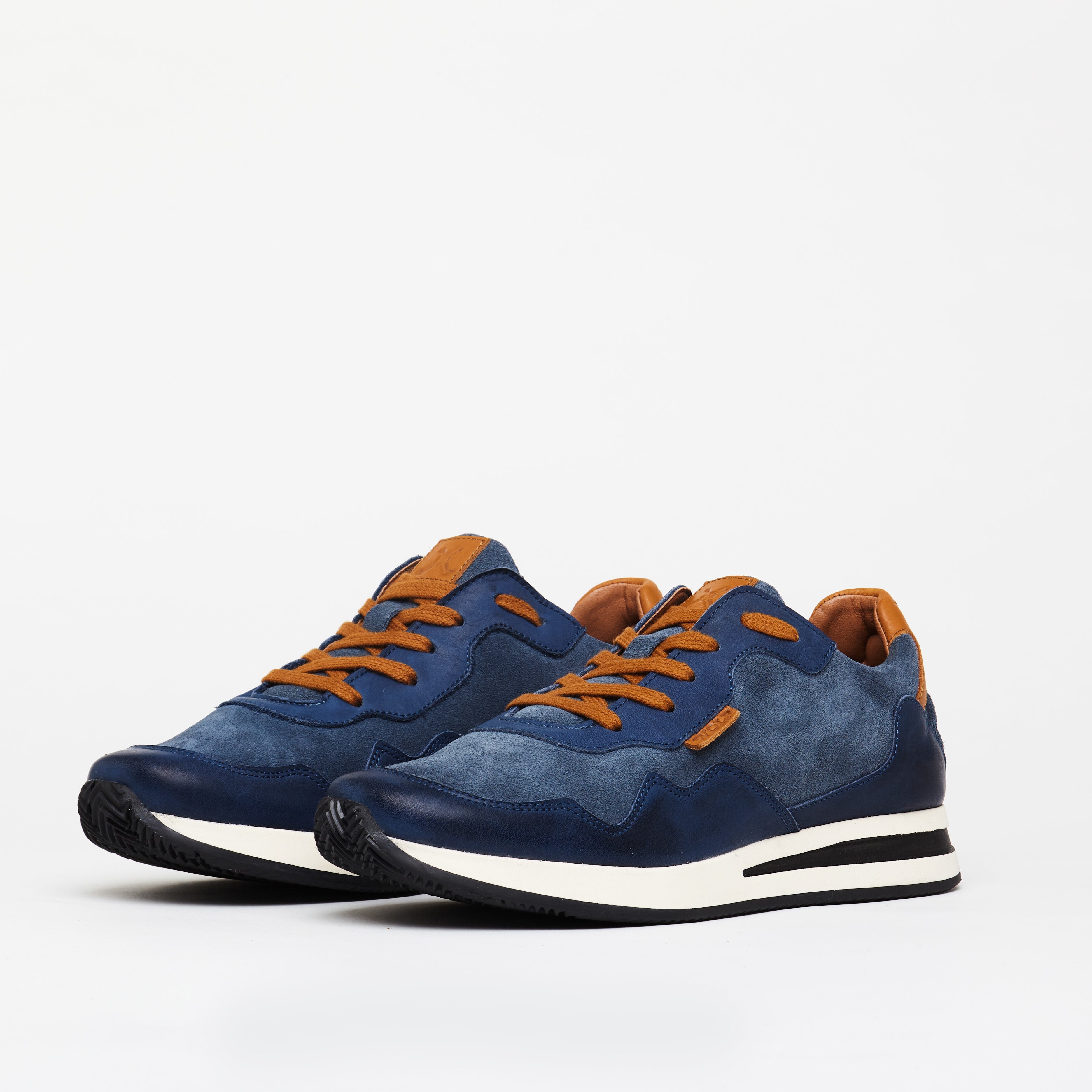 Smart blue sale trainers